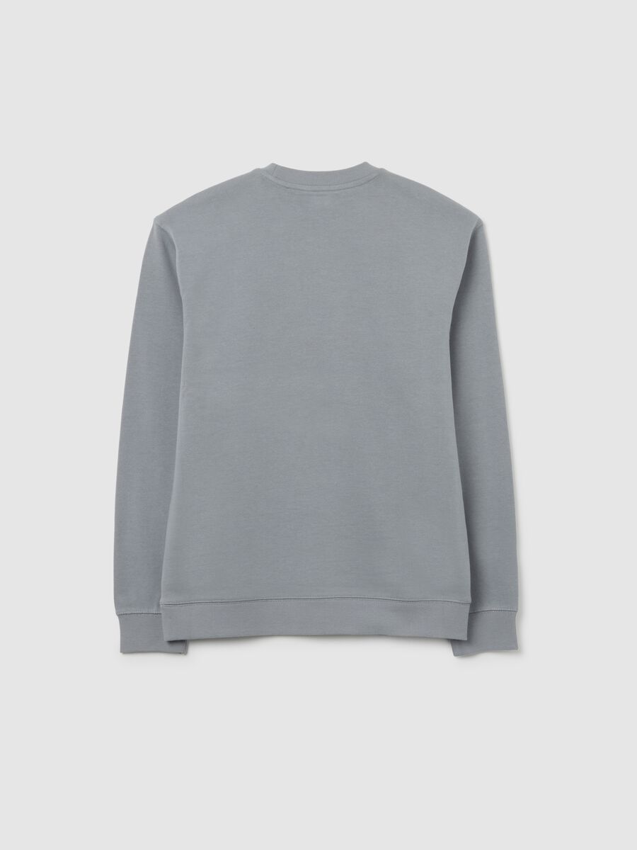 Felpa grigia in cotone per ragazzo_4