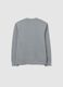 Grey cotton sweatshirt for boys_4