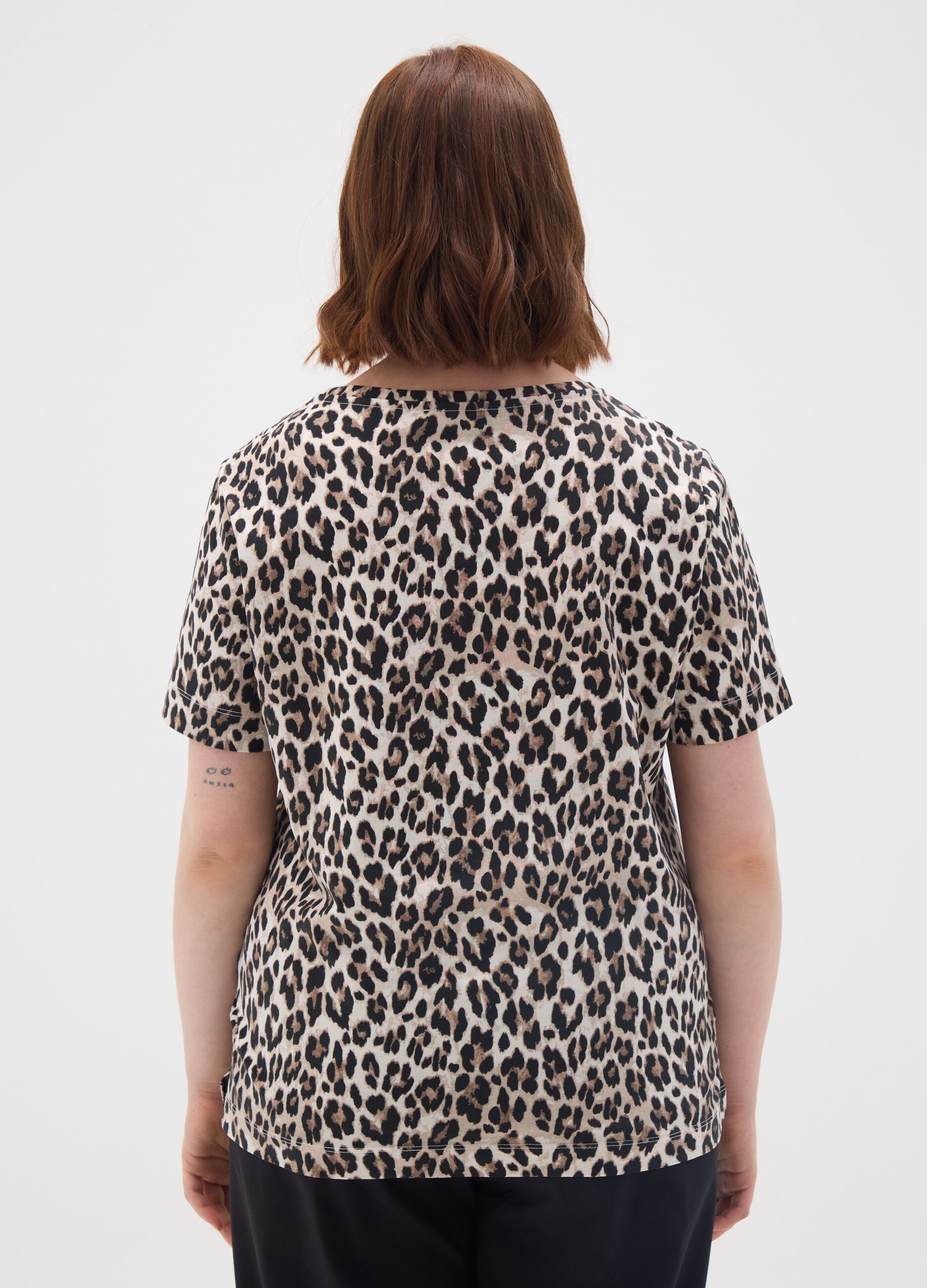 Women's pure cotton multicolour T-shirt