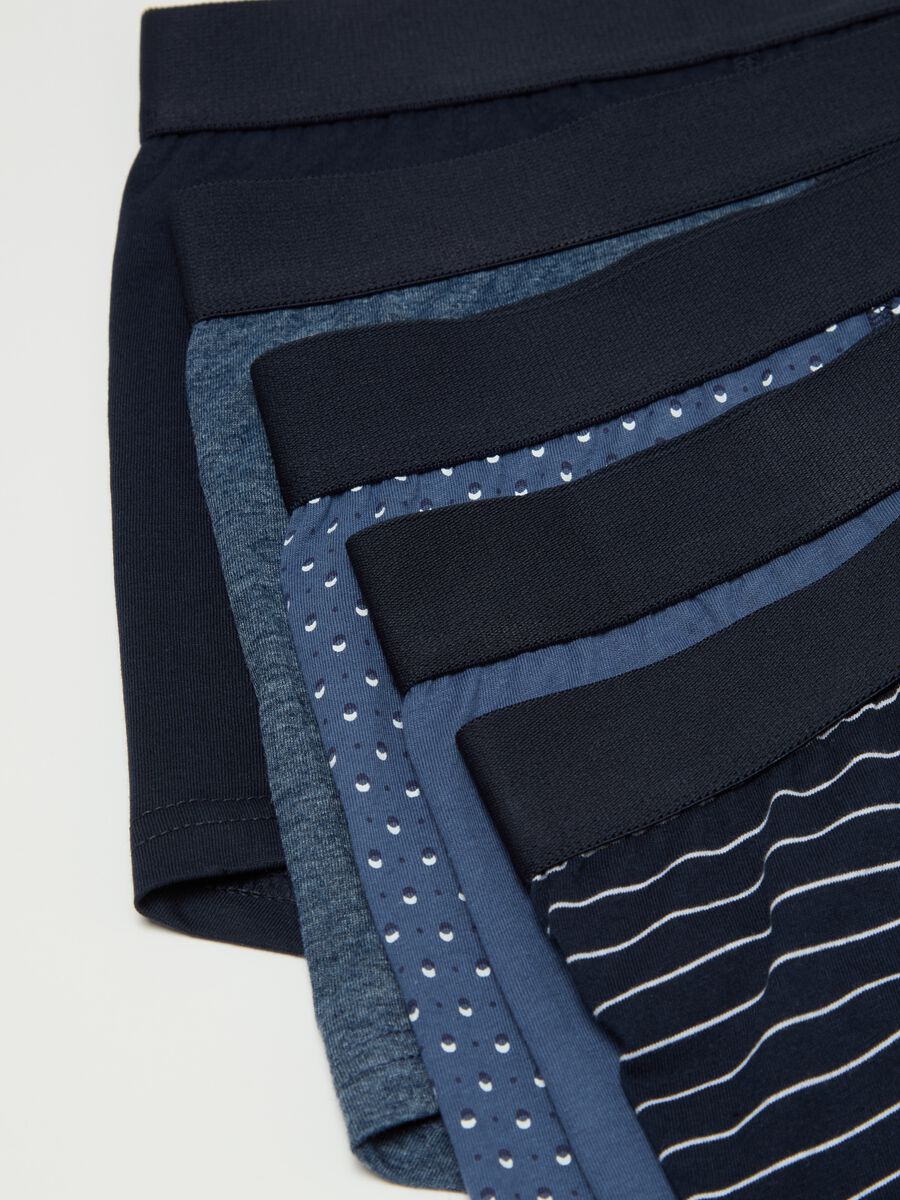 Five-pack boxer shorts in organic cotton with striped pattern_5