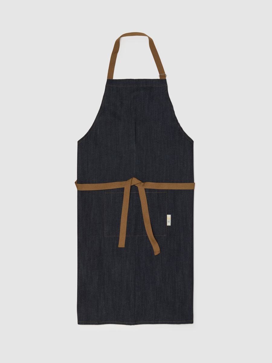 QUID Stretch Denim Blue Apron_0