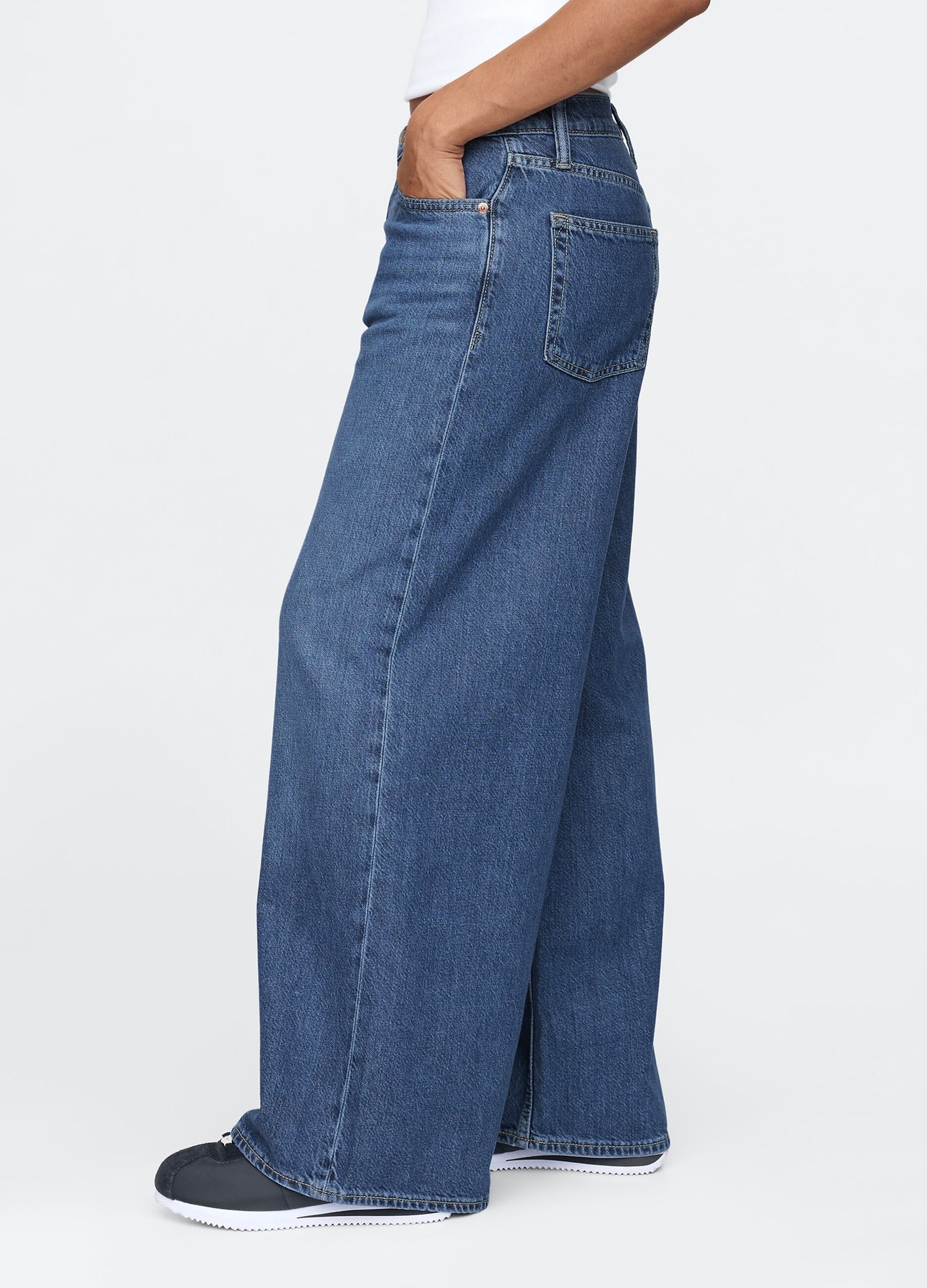 Wide Leg Denim Jeans Gap