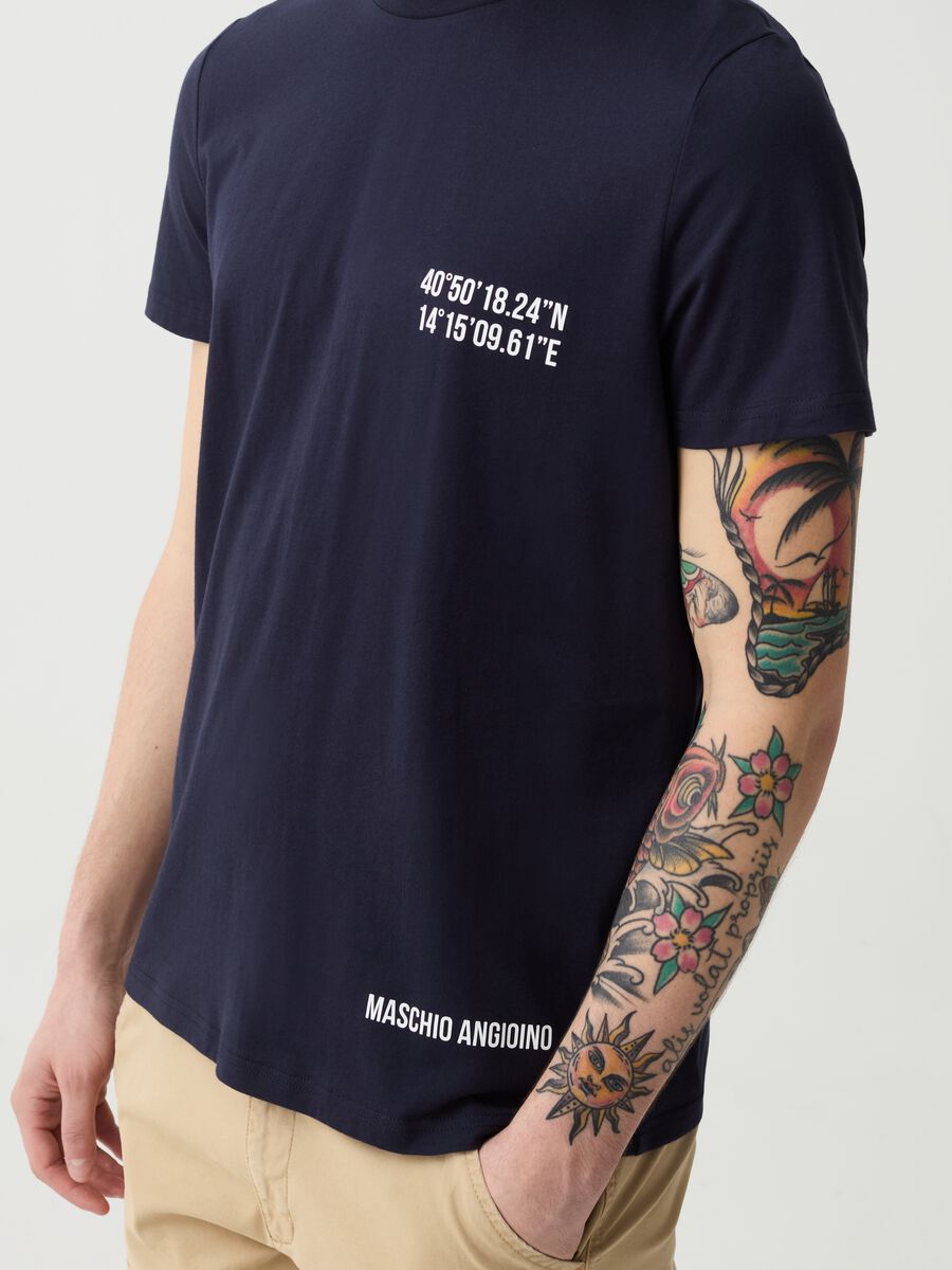 T-shirt with Napoli Maschio Angioino print_1