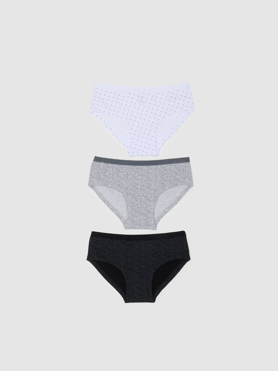 Girls' Cotton Multicolour Regular Fit Panty Tripack_0