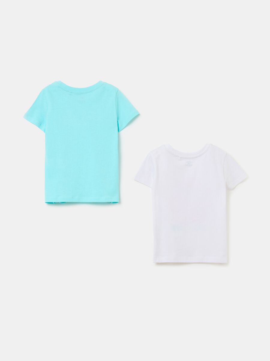 Two-pack cotton T-shirts with print_1