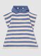 Multicoloured striped pure cotton baby beach poncho_0