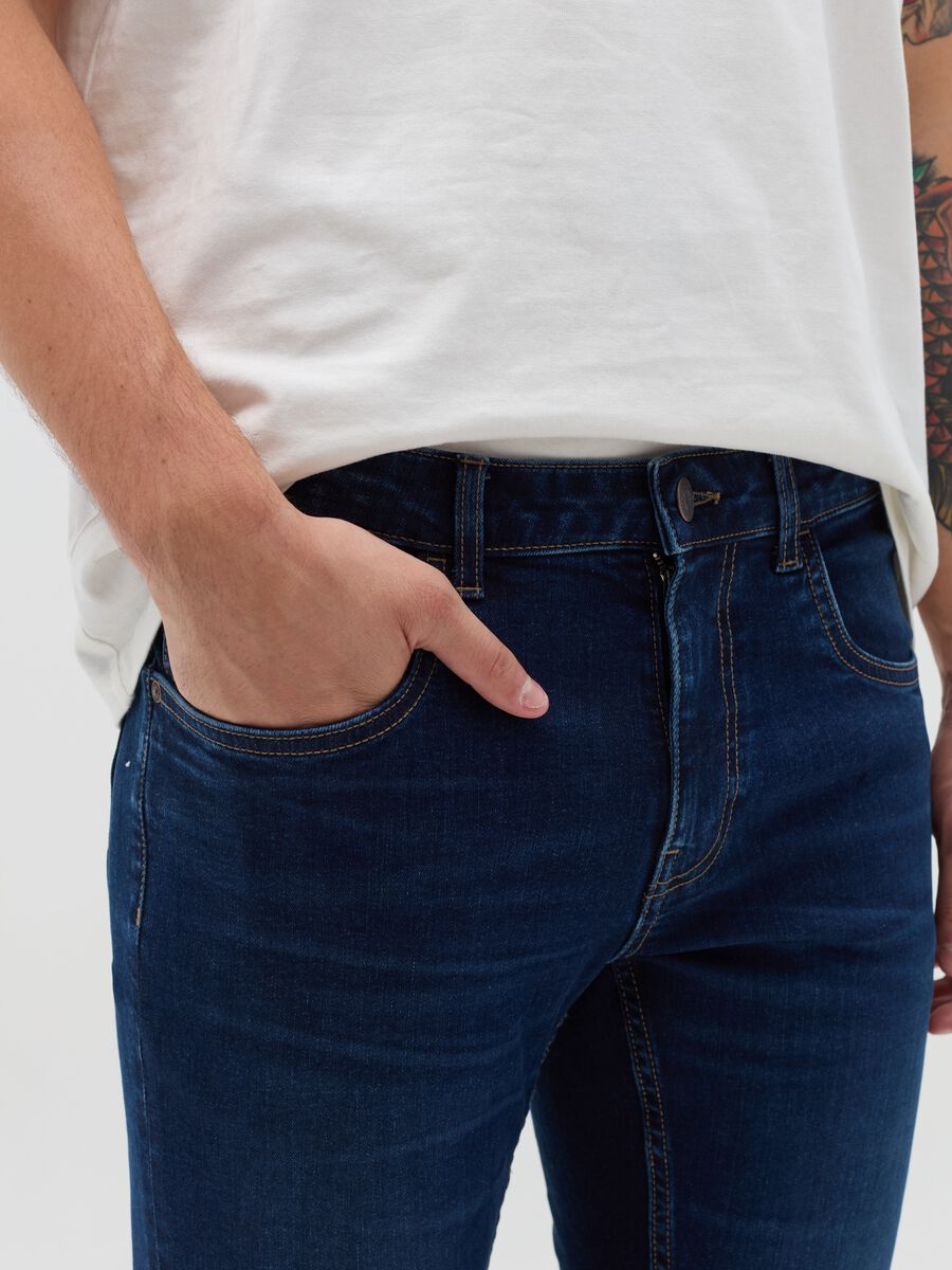 Jeans skinny fit cinque tasche_3