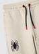 Children's beige cotton-blend joggers regular fit with SpiderMan logo_2