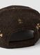 Brown wool and viscose blend cap with sequins_2