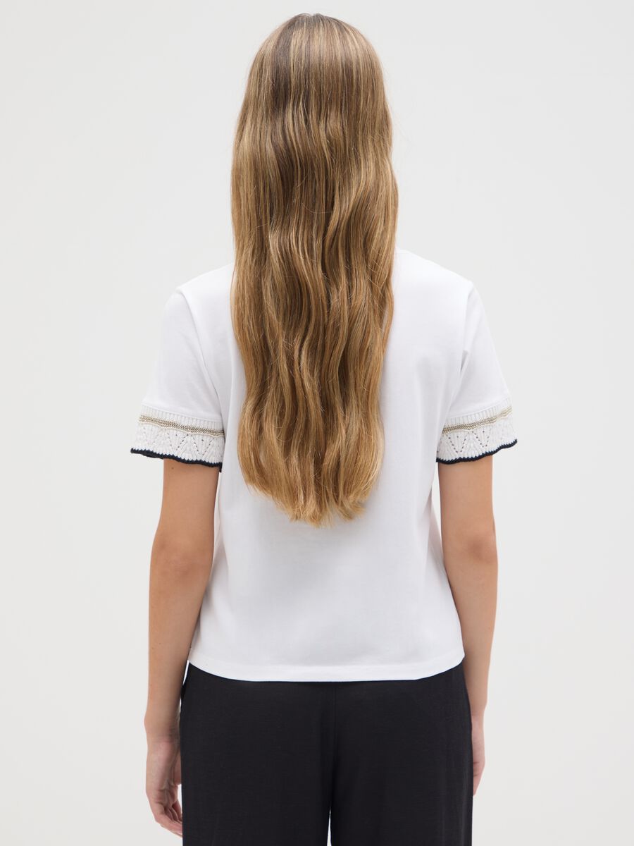 Women's pure cotton white t-shirt regular fit_2