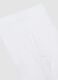 Collant in puro cotone bianco da bambina regular fit_1