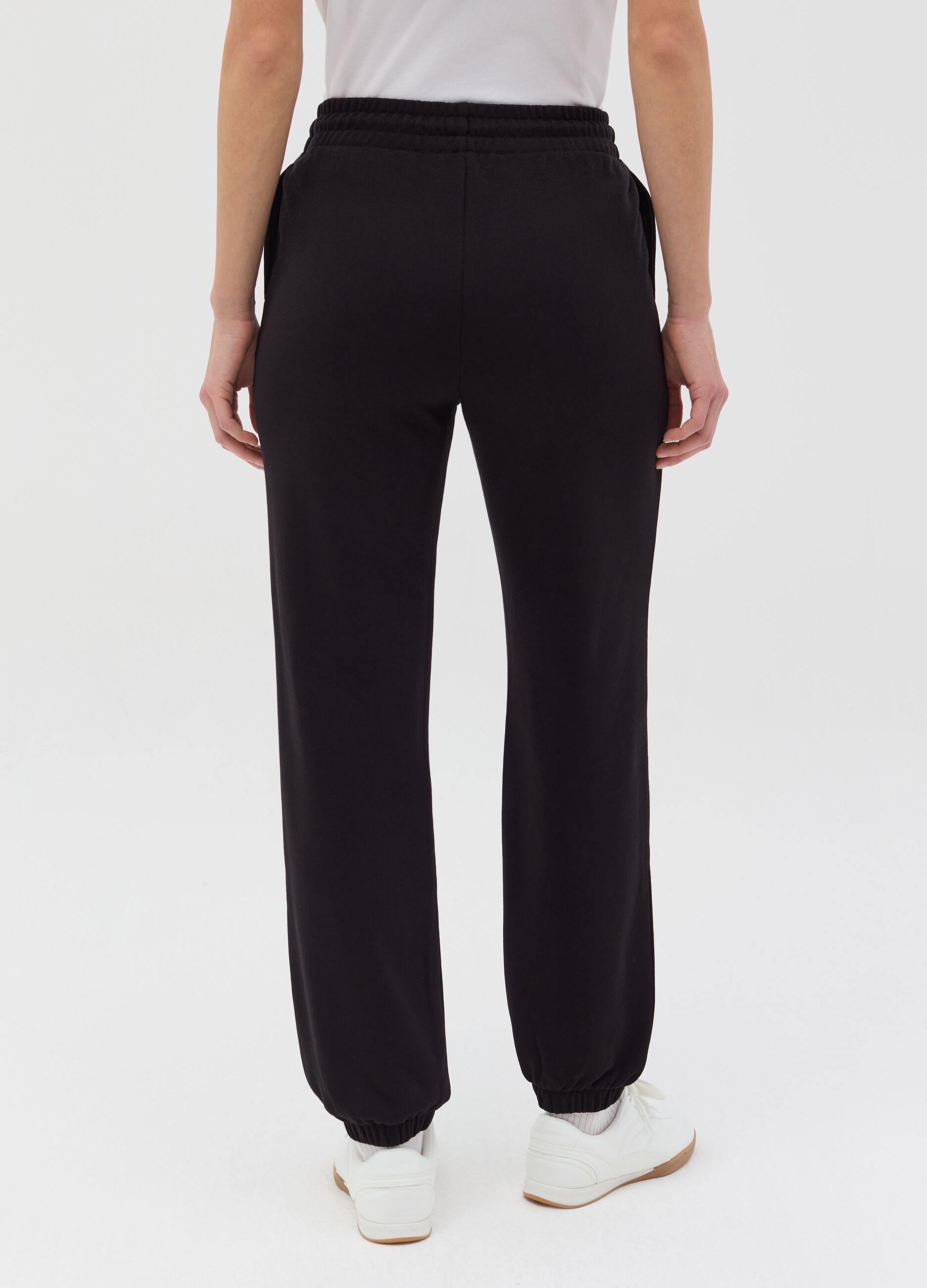 Essential joggers in fleece with drawstring