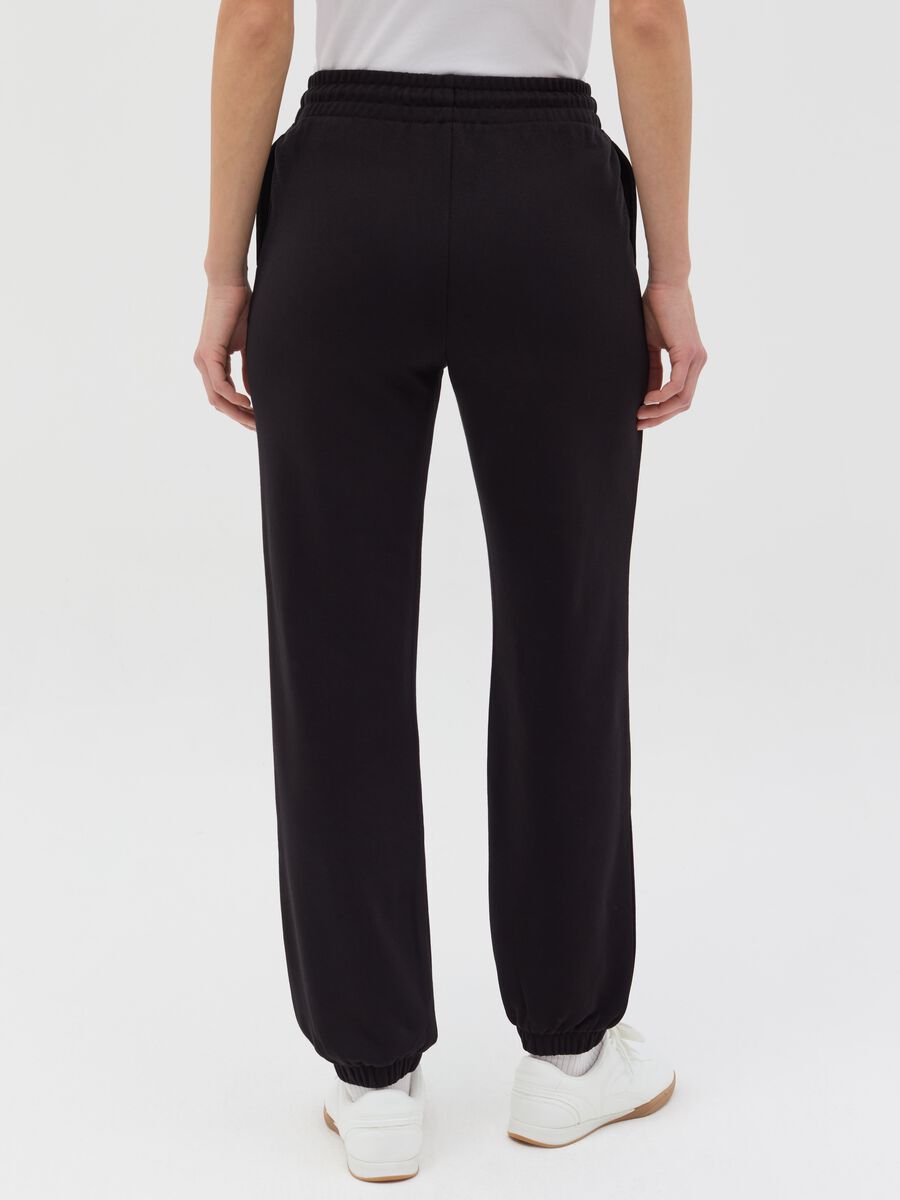 Essential joggers in fleece with drawstring_3