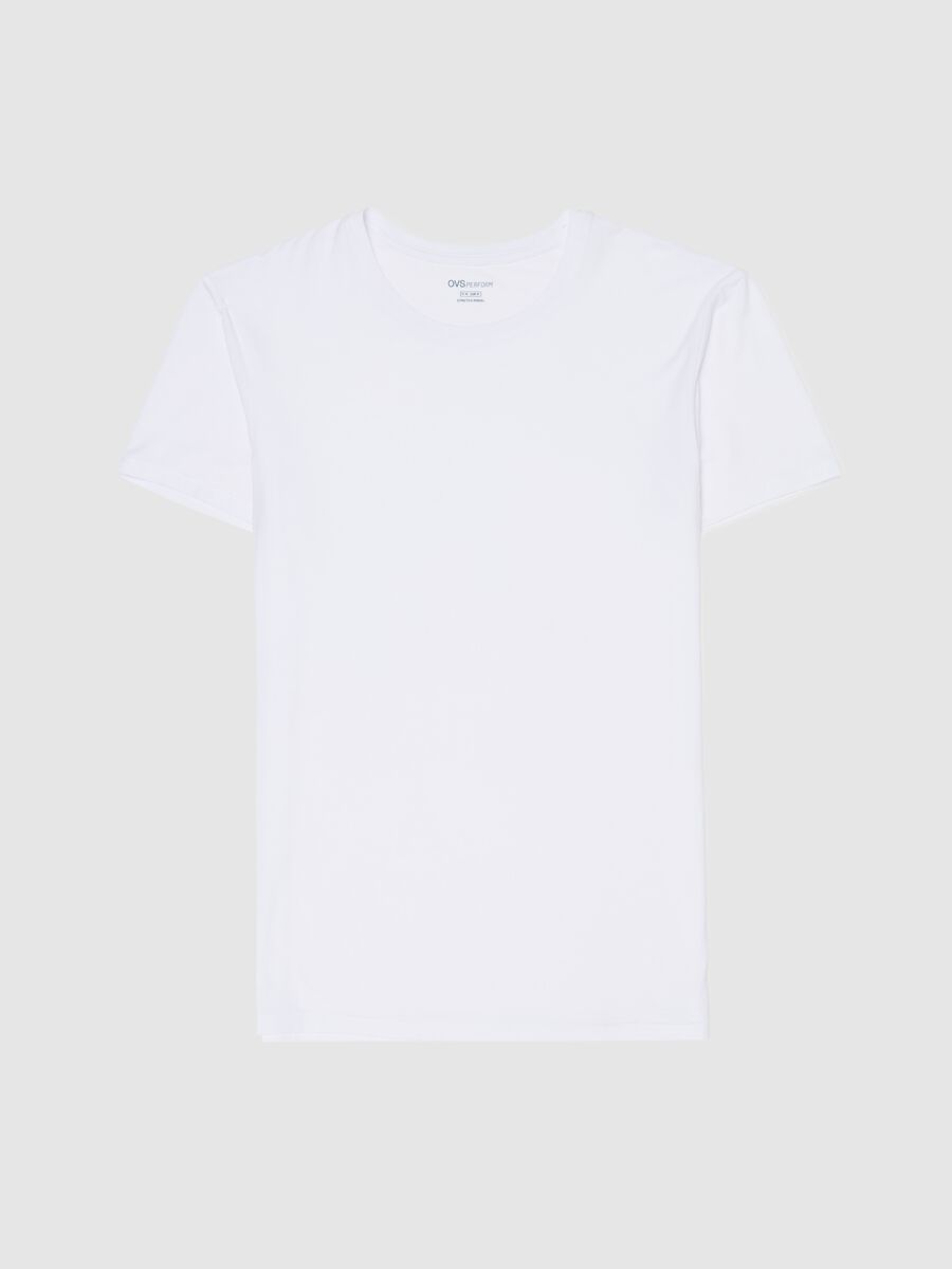 Stretch modal undershirt with round neck_4