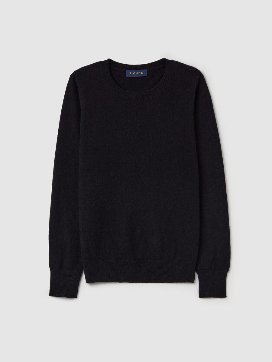 Pullover with round neck in cashmere_4