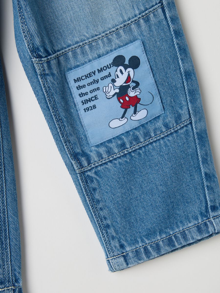 Boys' Pure Cotton Denim Regular Fit Trousers_3