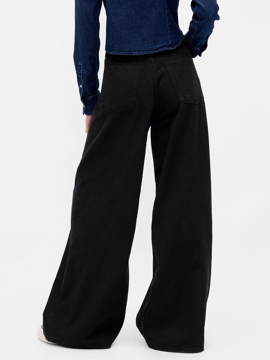 Black Trousers in Lyocell and Cotton_2