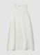 Long white pure linen dress, regular fit_4