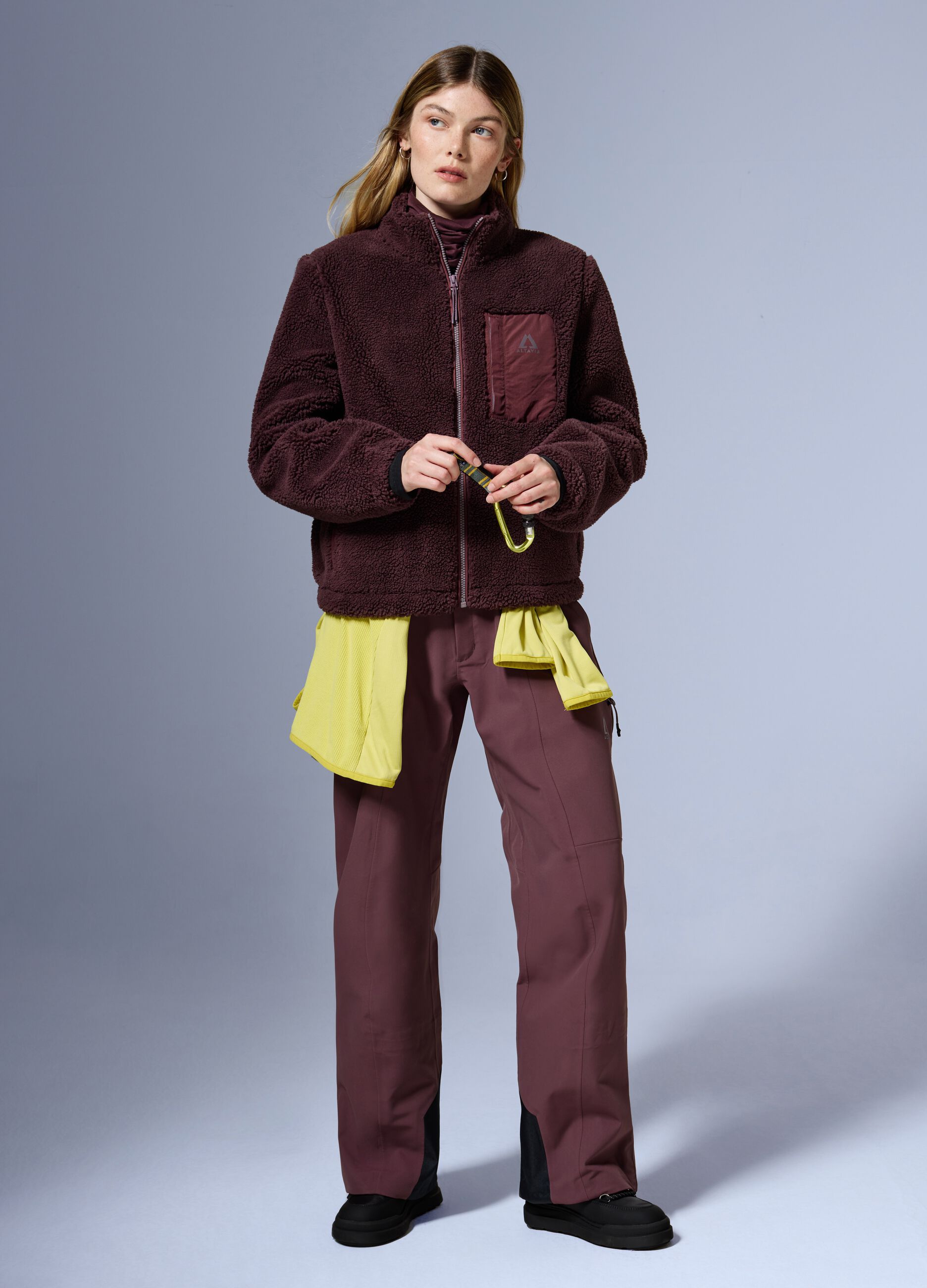 Sherpa Full Zip Jacket ALTAVIA WITH DEBORAH COMPAGNONI