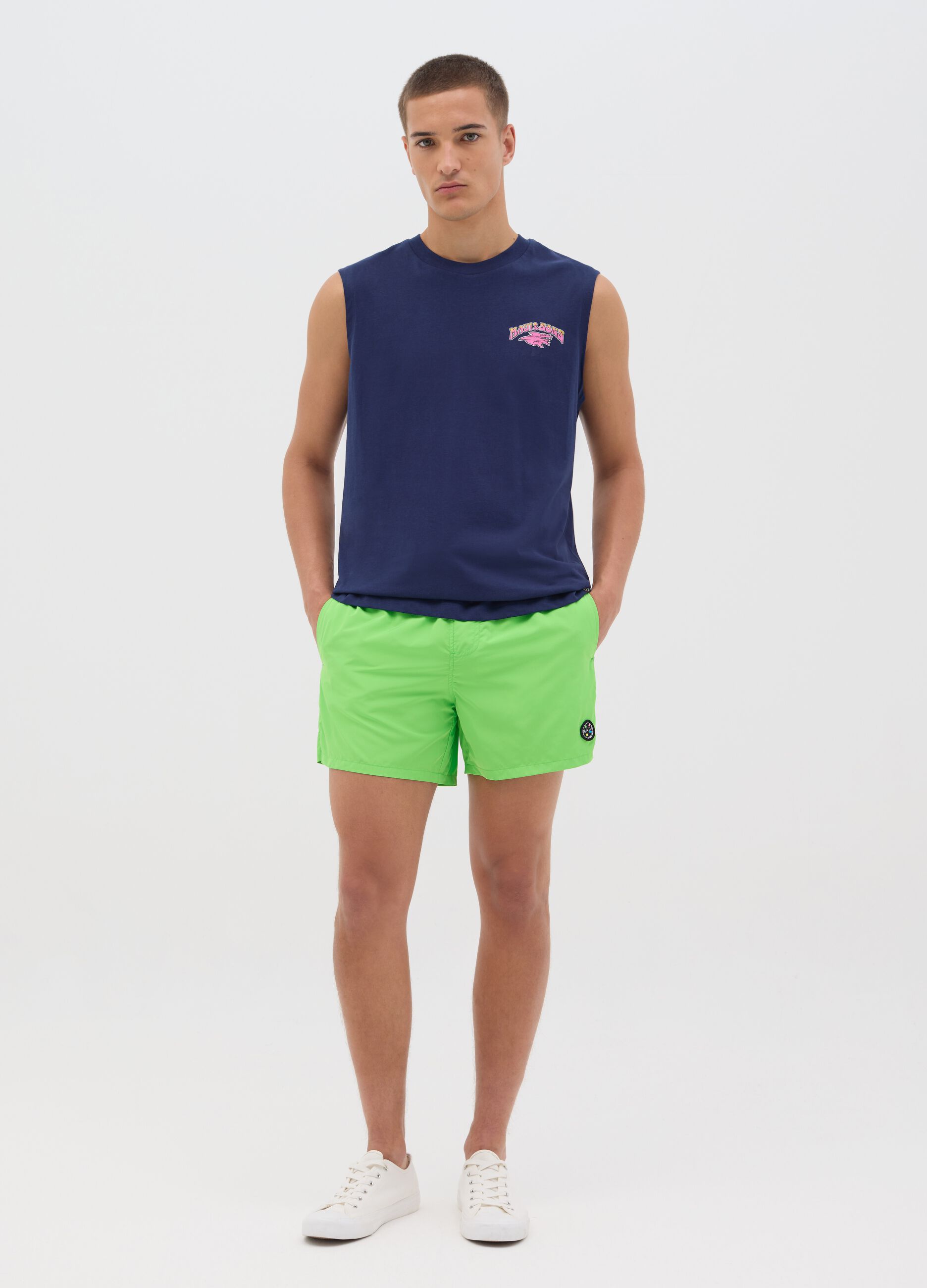 Maui Green Swim Trunks