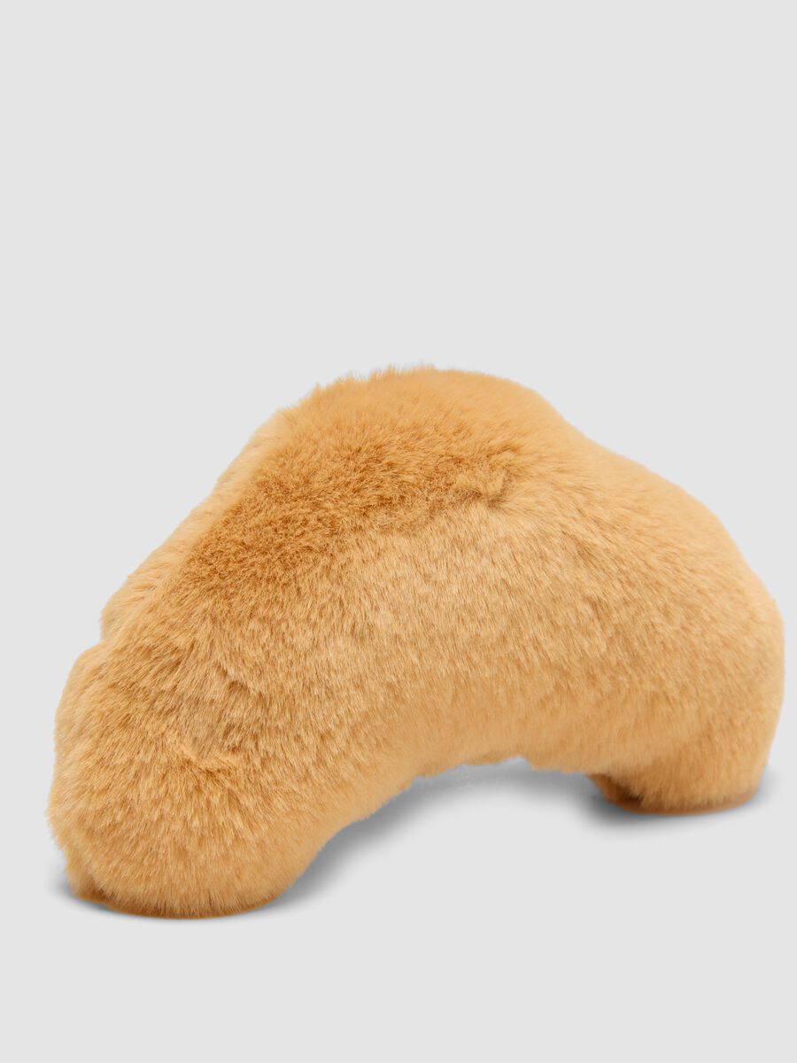 Brown croissant-shaped keyring_2