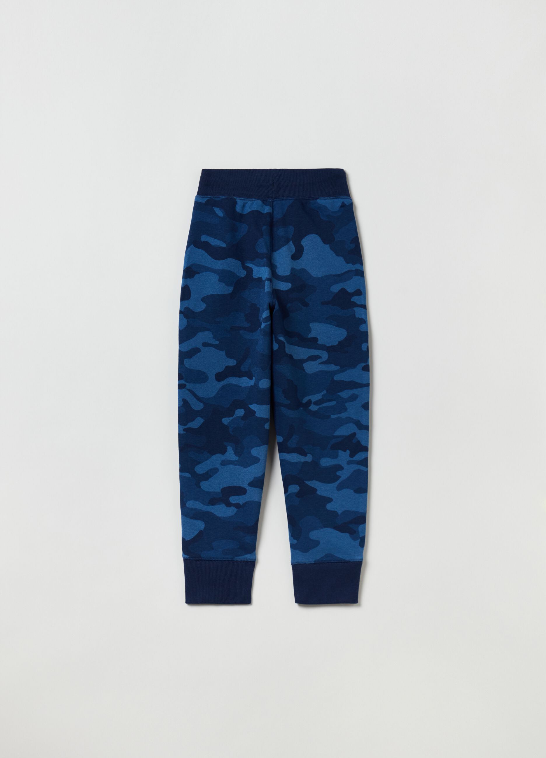 Joggers in felpa con ricamo logo