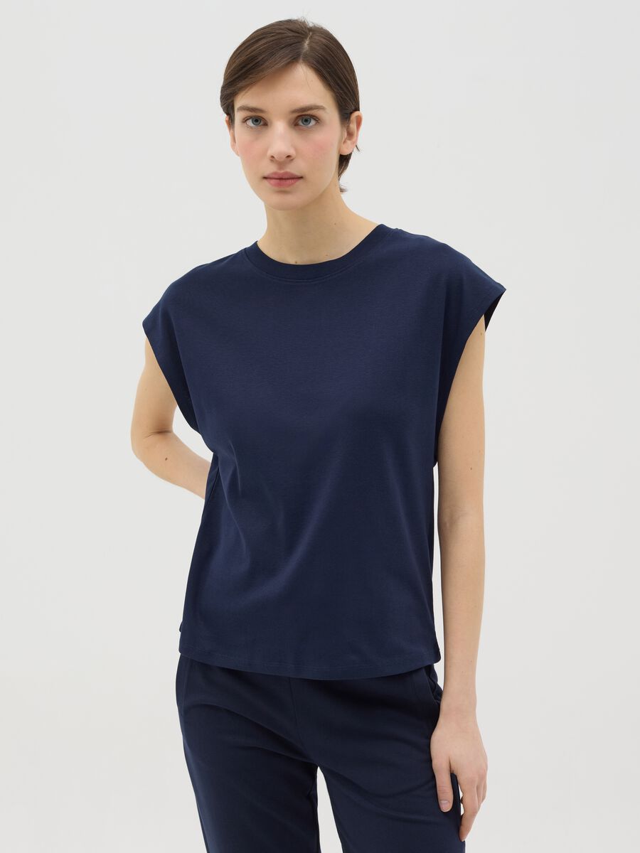 T-shirt with kimono sleeves_0