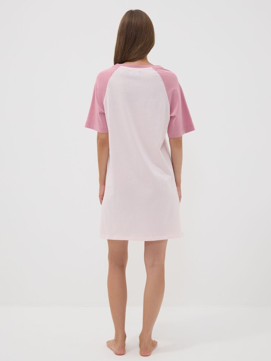 Pink pure organic cotton nightshirt with Minnie print_3