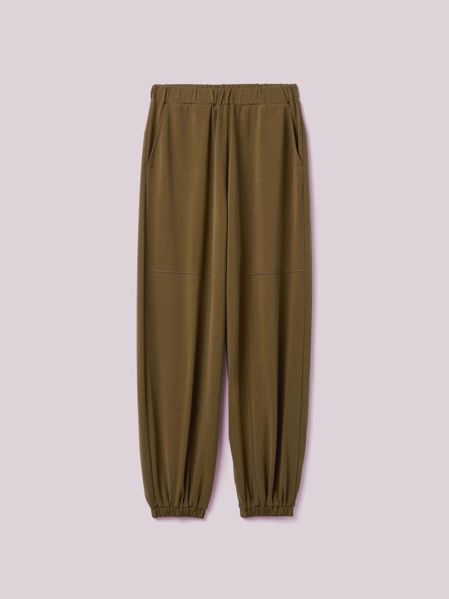Pantaloni jogger con vita elasticizzata ALTAVIA STUDIO_4