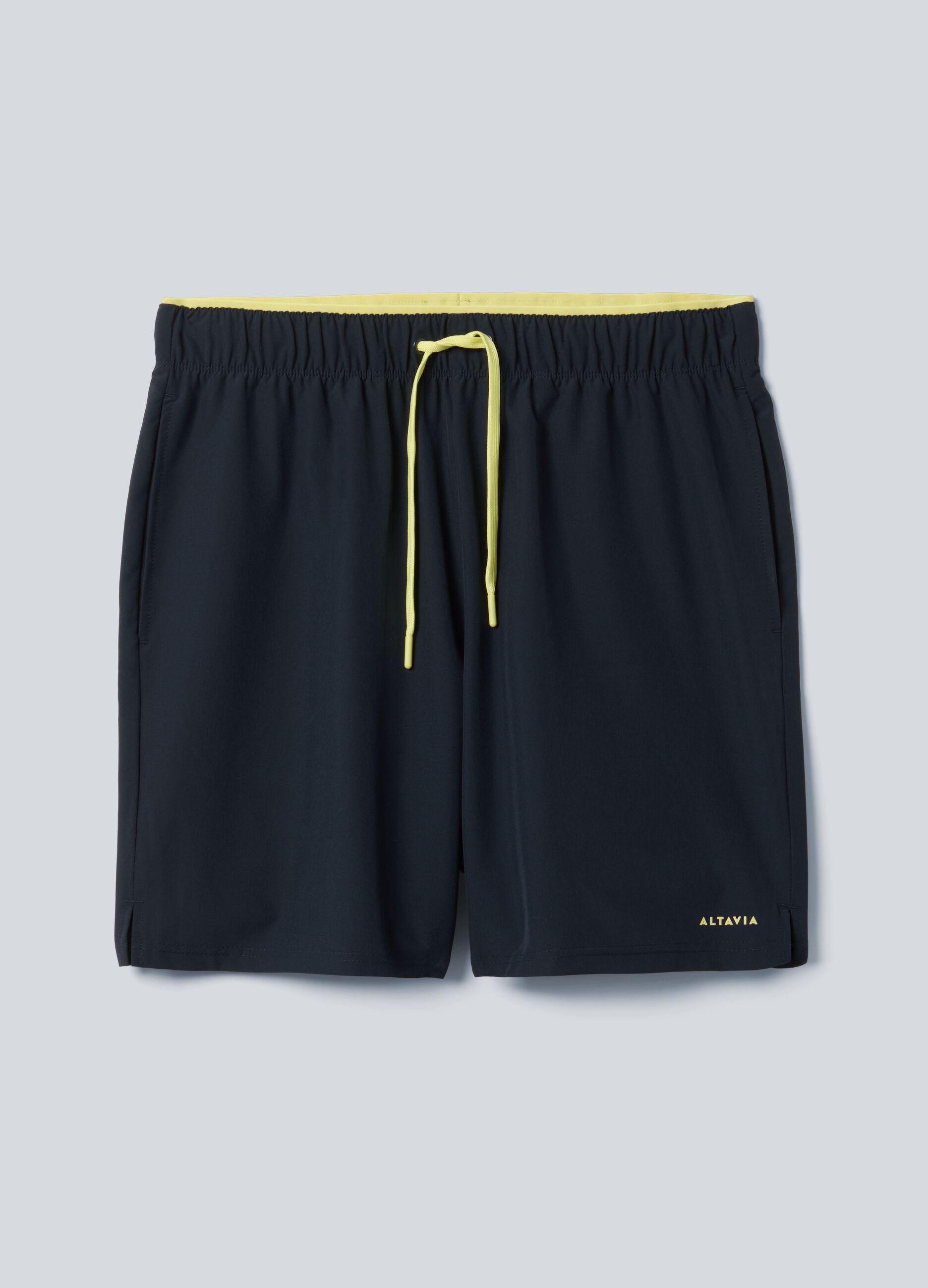 Black ALTAVIA COURT stretch-fabric sports shorts
