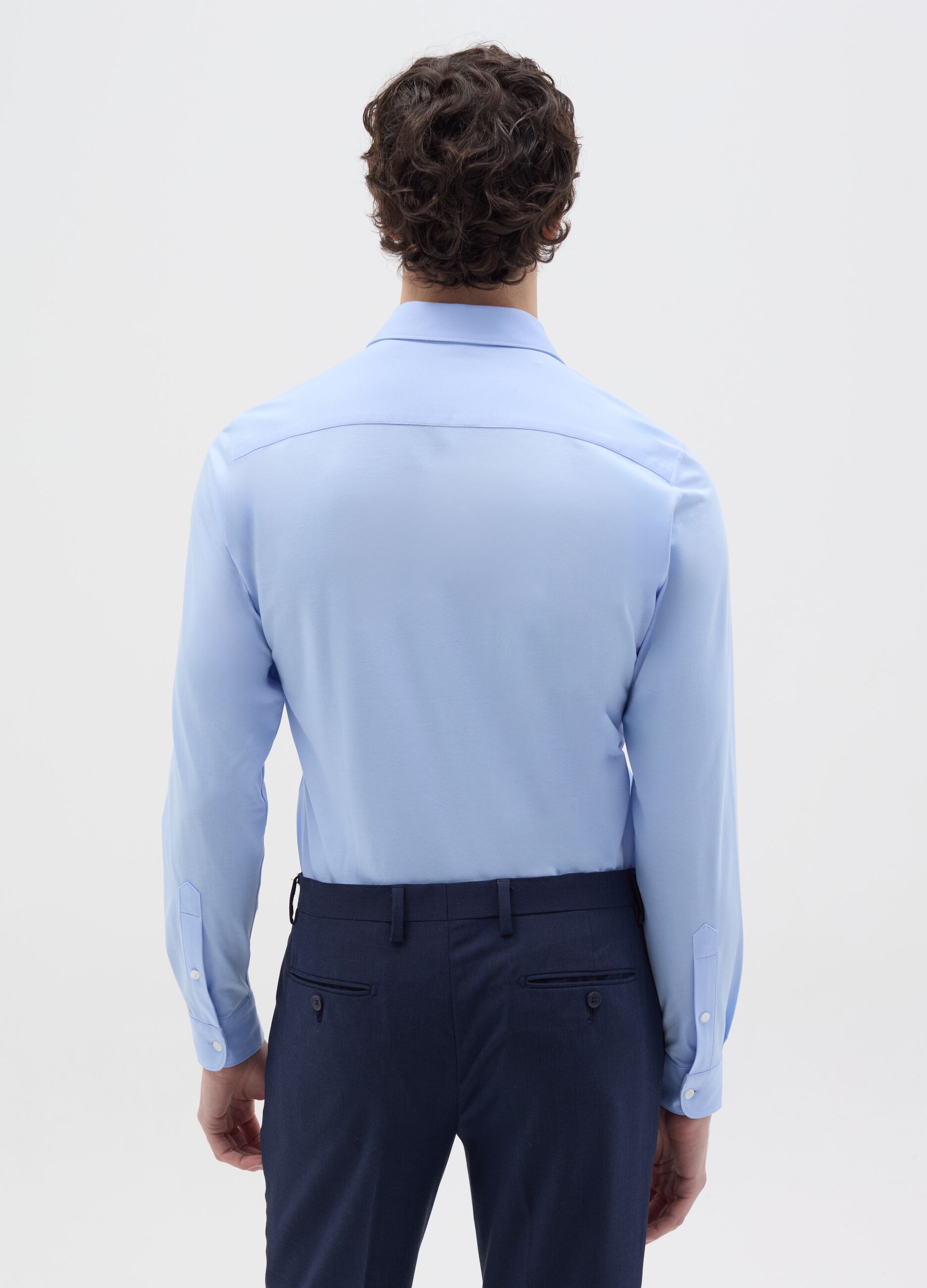 Camicia slim fit easy dry easy iron