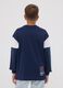Blue pure cotton crew-neck Harry Potter print T-shirt for boys_2