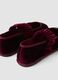 Classic purple furlane with gathered strap_2