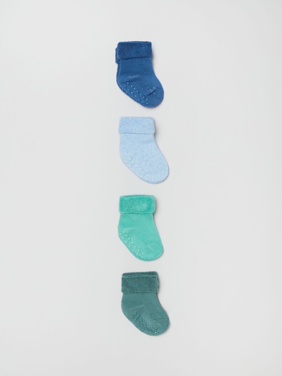 Set quattro calze antiscivolo stretch_0