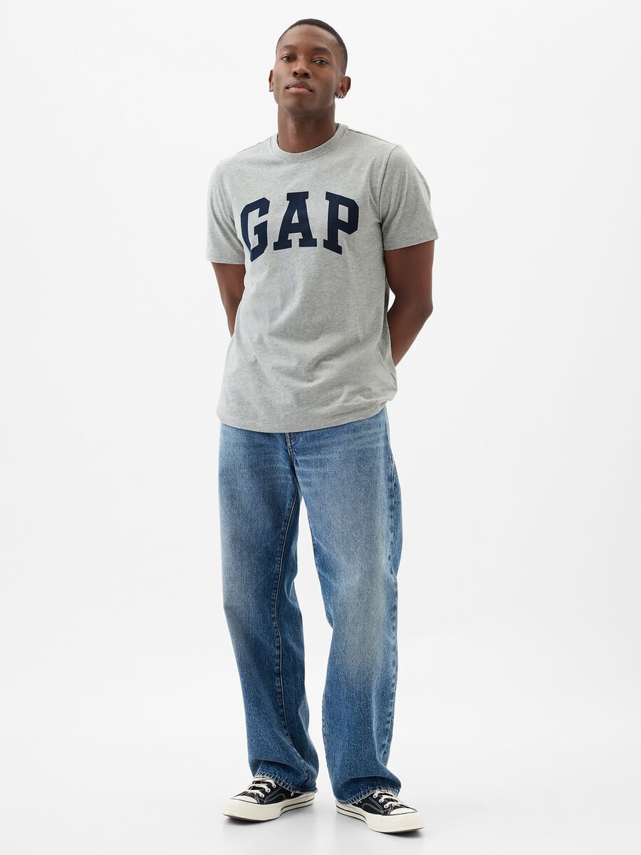Cotton T-shirt with logo print_2