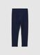 Girls' blue skinny stretch cotton leggings_1