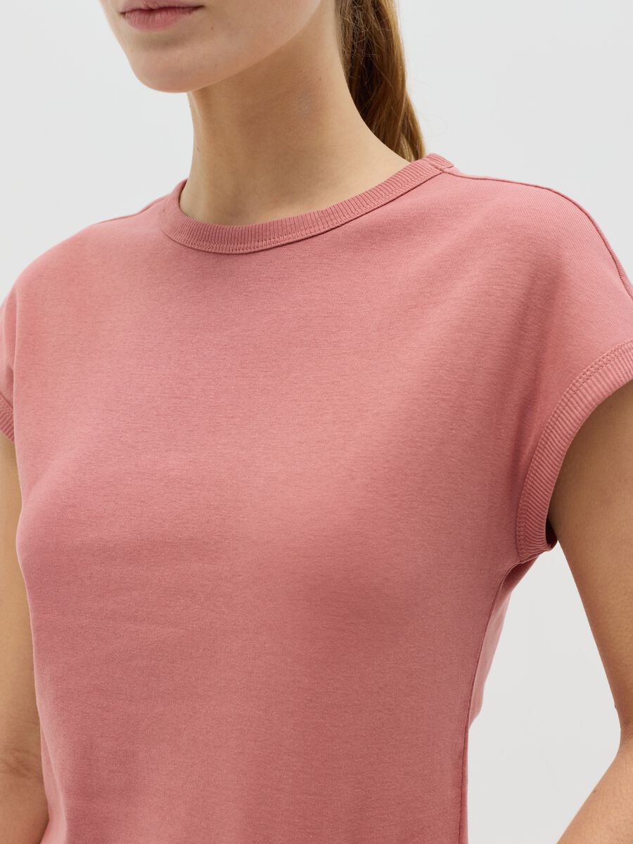 Pink T-shirt with kimono sleeves_2