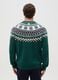 Save the Children Christmas Jumper with Green Jacquard Motif_2