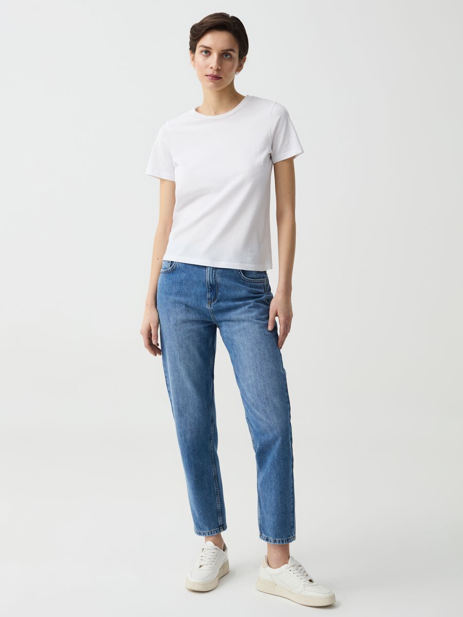 Jeans cropped straight fit_0