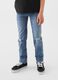 Skinny-fit jeans with abrasions_1