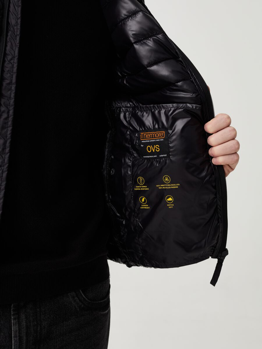Ultralight quilted gilet with high neck_3