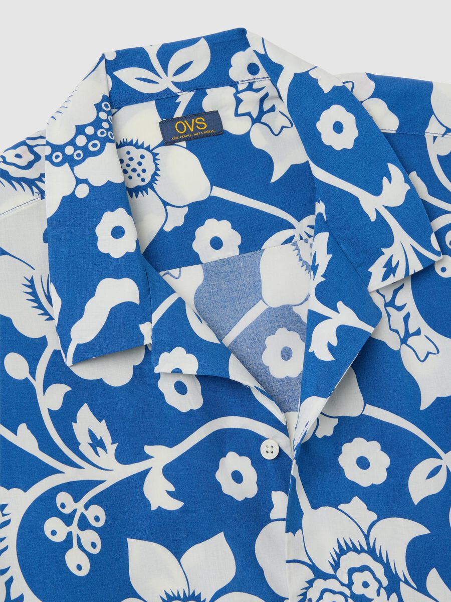 Men's Multicolour Viscose Oversized Shirt_5