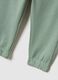 Boys' green pure cotton jogger trousers in regular fit_3