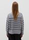 Striped pullover with slits_3