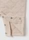 Newborn jumpsuit in beige cotton blend_2