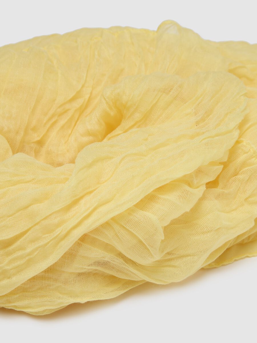 Light Yellow Scarf Regular Fit_1