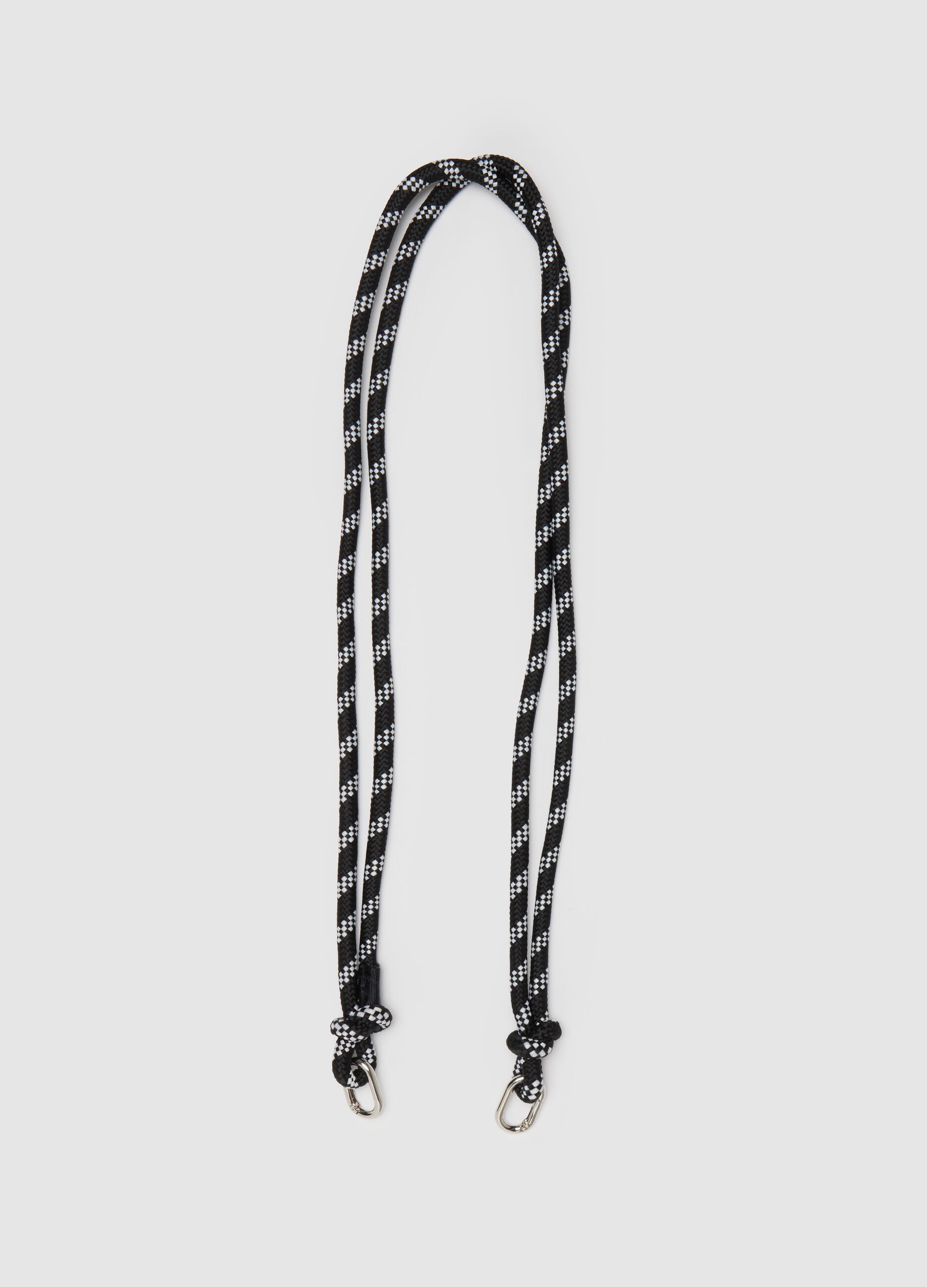 Black braided lace with metallic details by Ovs