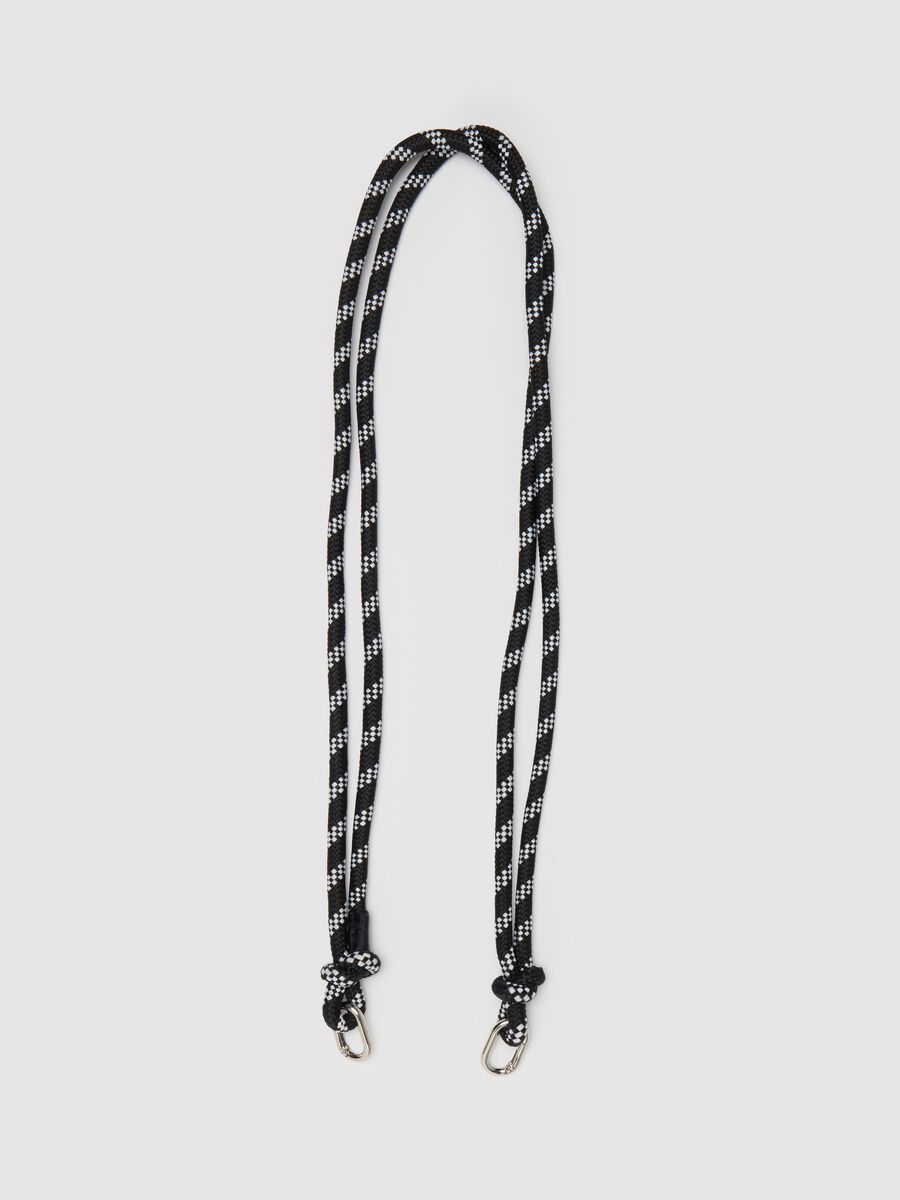 Black braided lace with metallic details by Ovs_0