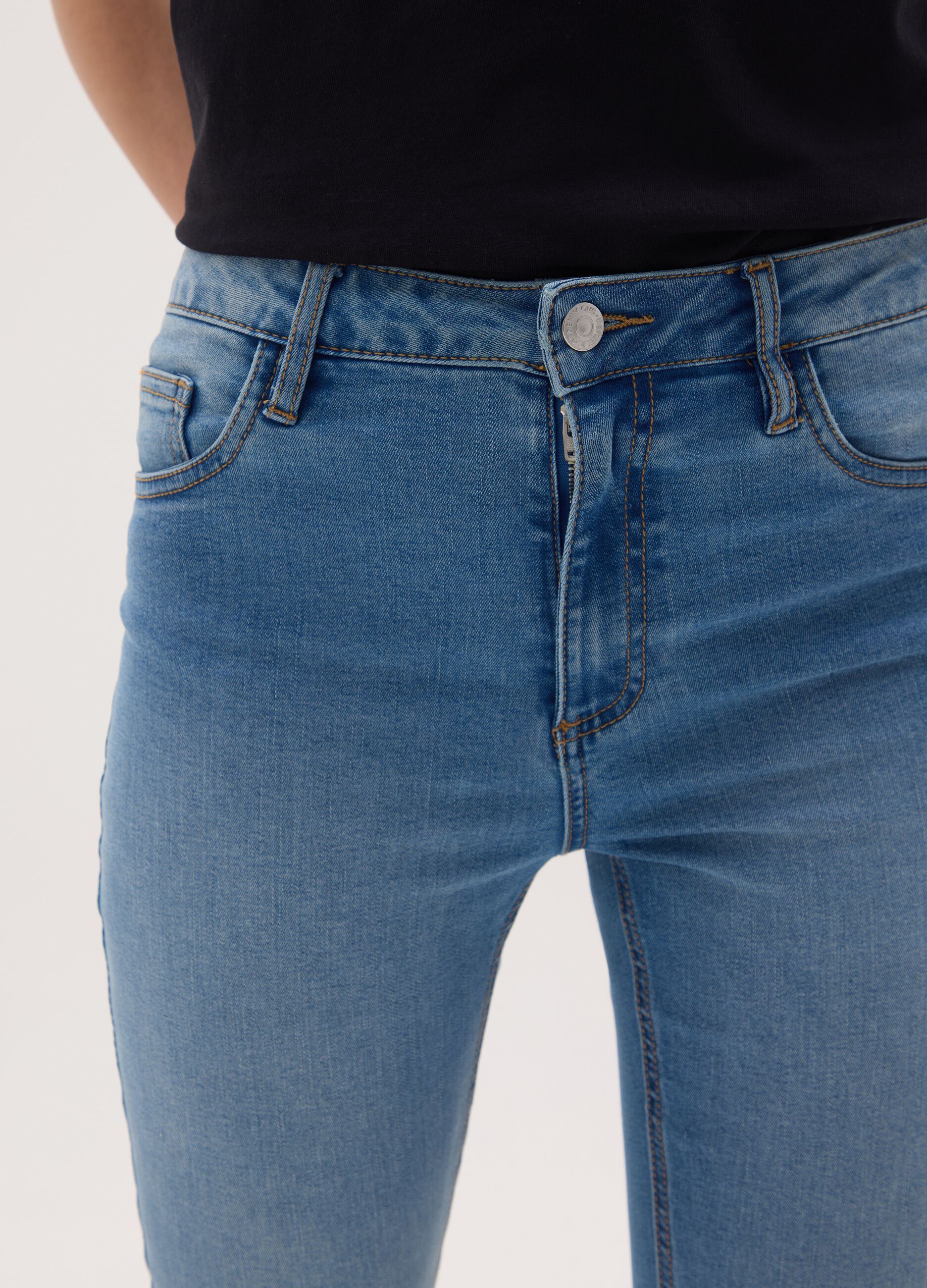 Women's Skinny Fit Black Denim Jeans