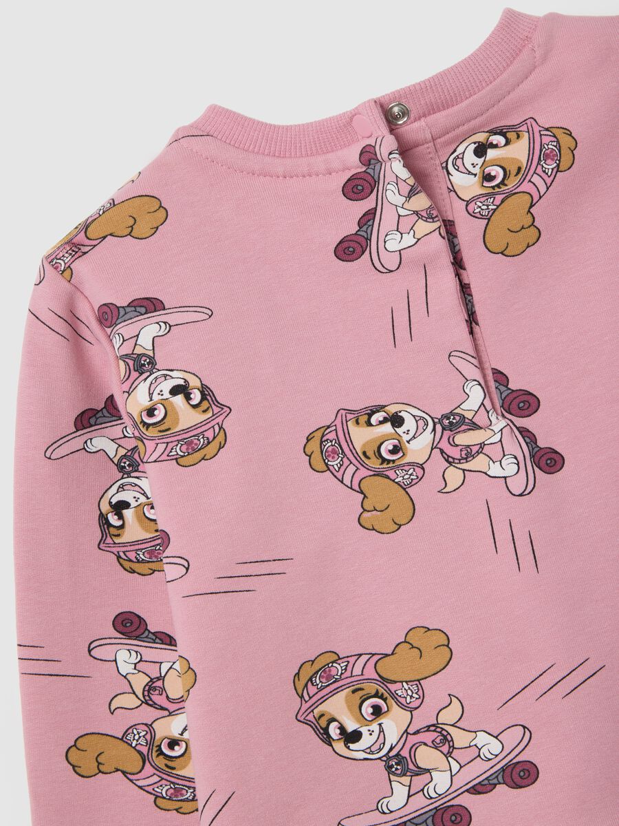 Set felpa pantalone multicolor da bimba in misto cotone regular fit_3